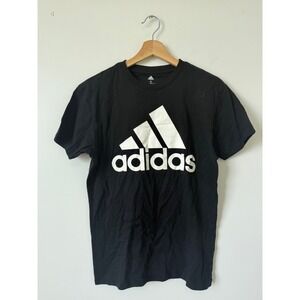 Adidas Men's Golf Graphic Tee – Black – Size Small – Good Used Condition